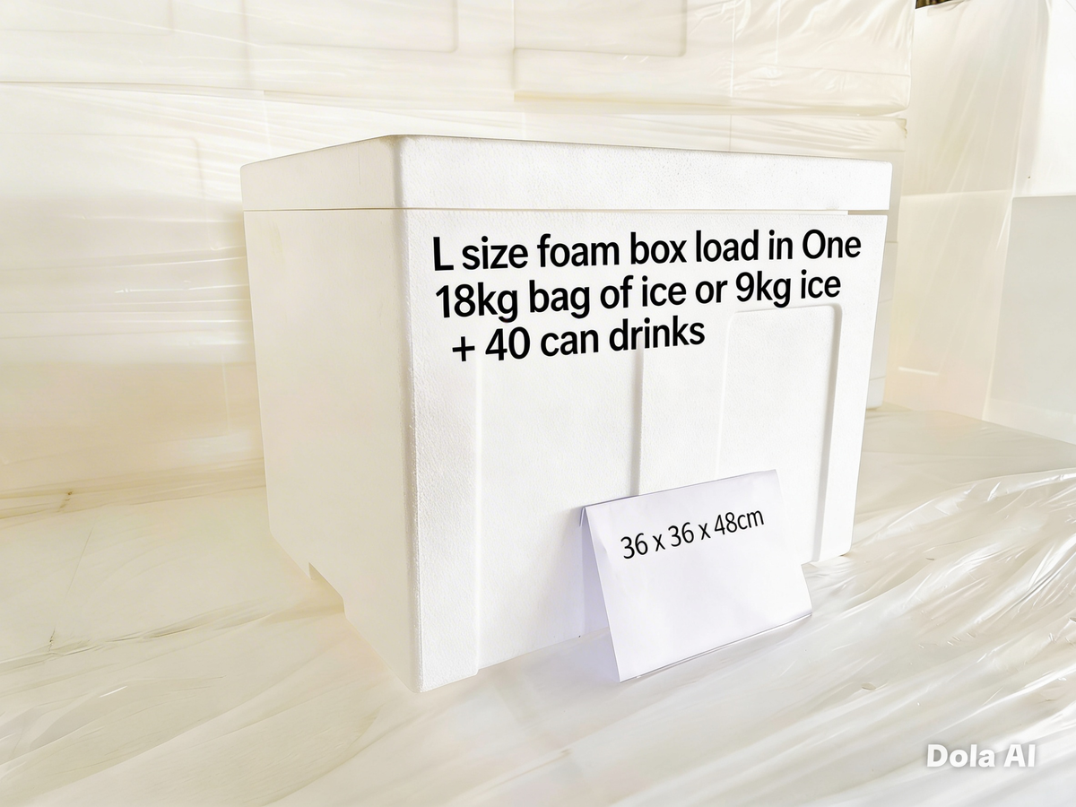 Foam Box (L) Size:36x36x48cm (Advance order needed)