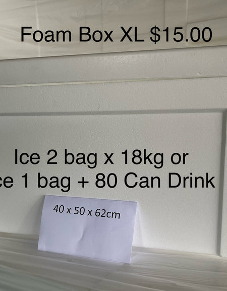 Foam Box (XL)  Size: 40x50x62cm. Advance order needed