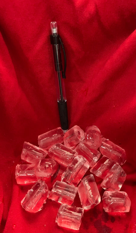 2cm Baby Tube Ice; 18kg/bag @ $10.00
