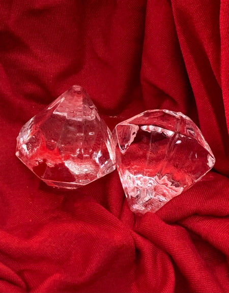 Diamond Ice Crystal Clear. 20pcs @ $20.00; One day advance order needed.